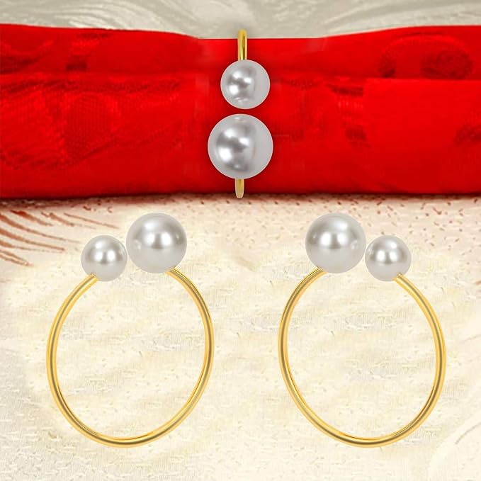 KPOSIYA Pearl Napkin Rings - Image 6