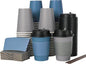 LITOPAK 100 Pack 12 oz Disposable Coffee Cups by LITOPAK