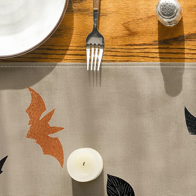 Artoid Mode 210 GSM Halloween Table Runner 13x108 Inch Home Party Decor | - Image 7