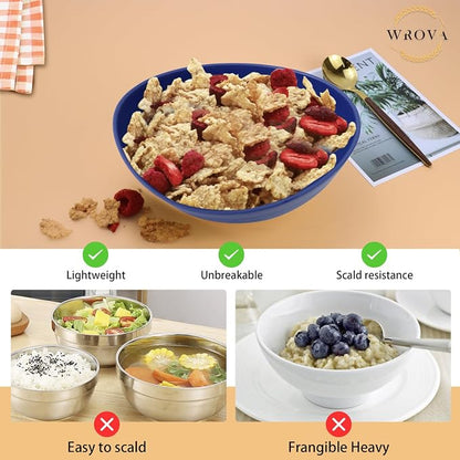 65oz Large Salad Bowls Deep Blue - Image 5