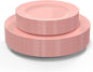 Plastic Plates Disposable 60 PCS, Heavy Duty 30 Dinner Plates 10.25" and 30 by POSATE