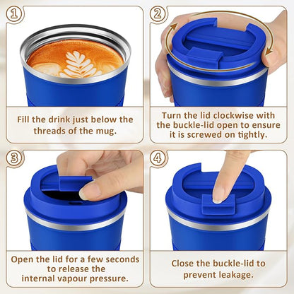 KETIEE Travel Coffee Mug 12oz: Insulated Travel Mug - Image 9