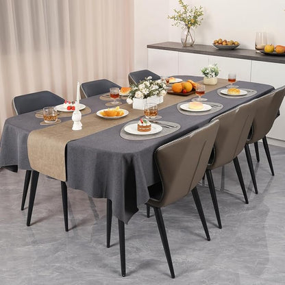 Faux Leather Placemats Set of 4, Dual Sided - Image 3