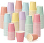 Mimorou 300 Pack 8 oz Disposable Paper Cups, 6 Colors Double PE Coated Coffee by Mimorou
