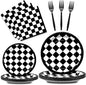 96 Pieces Racing Theme Party Supplies by GistomeHome