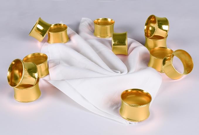 Durable Metal Iron Napkin Rings - Image 3