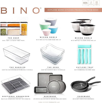 BINO | Mixing Bowl Set with Lids | Versatile Plastic Bowls - Image 6