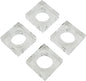 SARO LIFESTYLE Double Block Crystal Glass Napkin Ring by SaroLifestyle