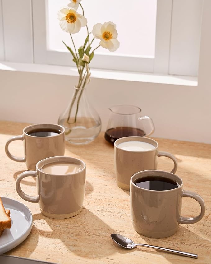 famiware Coffee Mugs for 6, 13 oz Mug Set, Dringking Cup - Image 6