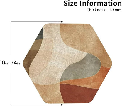Minimal Abstract Shapes Print Coasters - Image 4