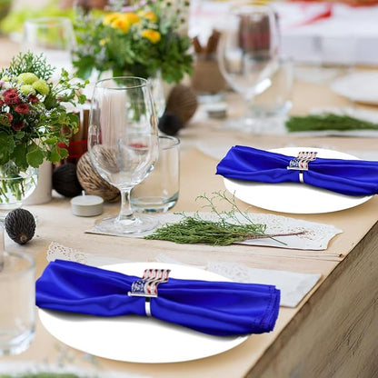 Geiserailie 6 Pieces Patriotic Napkin Rings 4th of July American Flag Napkin - Image 5