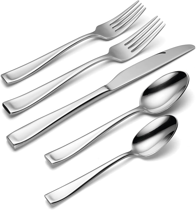 Oneida Moda 5-Piece 18/10 Silverware Set - Image 2