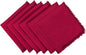 DII Everyday Collection, Fringed Solid Tabletop, Napkin Set, 6 Piece by DII