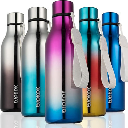 BJPKPK 18oz Insulated Water Bottle, Stainless Steel Bottle by BJPKPK