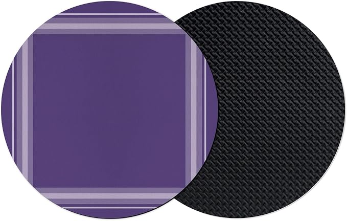 Vintage Purple Coasters Set of 2 Absorbent Coasters by Unknown