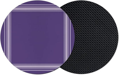 Vintage Purple Coasters Set of 2 Absorbent Coasters by Unknown