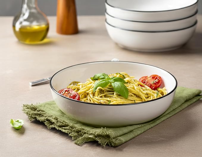 KooK Pasta Bowl, For Soups and Salads, Serving Bowls, Large Capacity, Microwave - Image 4