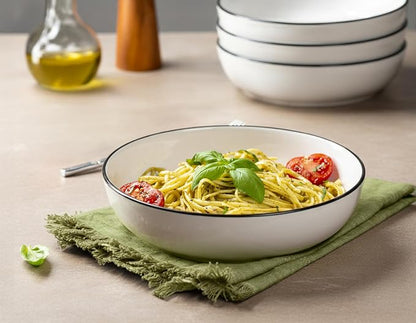 KooK Pasta Bowl, For Soups and Salads, Serving Bowls, Large Capacity, Microwave - Image 4