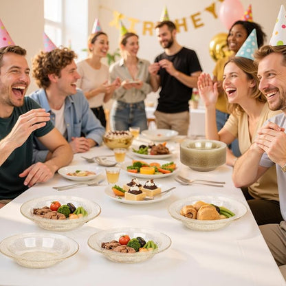 bUCLA 60 Pack Disposable Plastic Bowls 12oz - Image 8