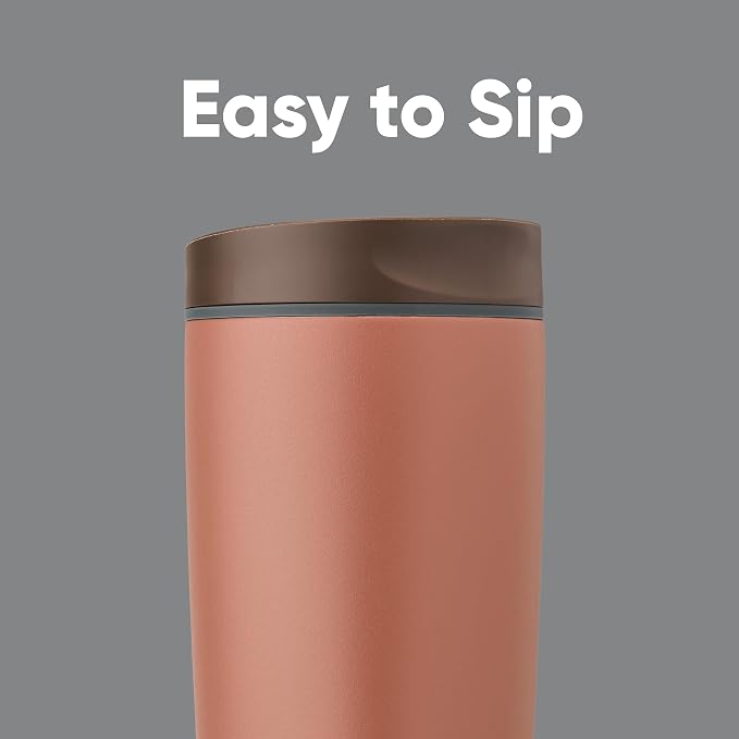 Owala SmoothSip Slider Insulated Stainless Steel Coffee Tumbler, Reusable Iced - Image 2
