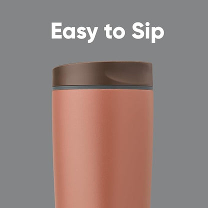 Owala SmoothSip Slider Insulated Stainless Steel Coffee Tumbler, Reusable Iced - Image 2