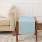 Solino Home 100% Pure Linen Table Runner Aqua Blue Hemstitch, 14 x 36 in | by SolinoHome