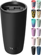 TILUCK 20 oz Insulated Coffee Tumbler by TILUCKBringsGoodLuck