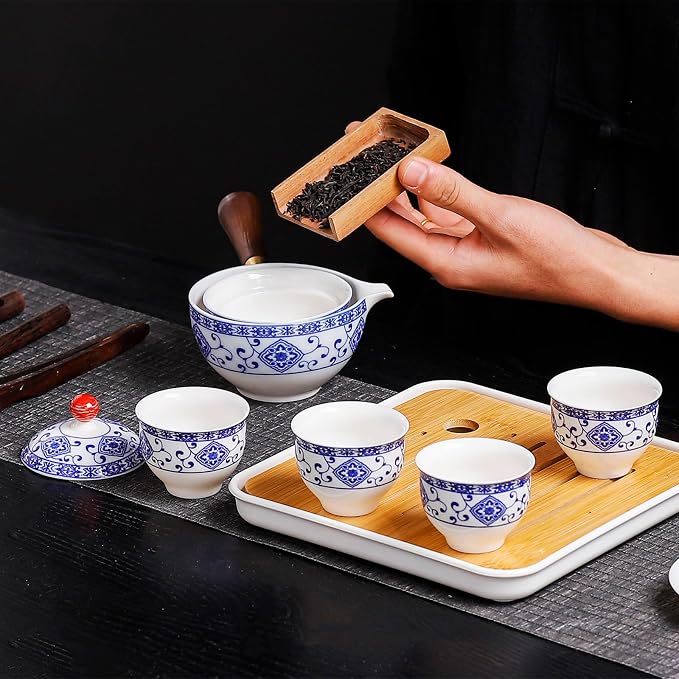 Chinese Tea Set Gongfu Tea Set, Portable Teapot Set - Image 9