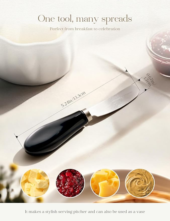 Stainless Steel Butter Spreader Knife 2 Pack - Image 3