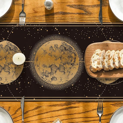 Artoid Mode Astrology Moon Magic Art Table Runner, Seasonal Mystical Gothic - Image 3