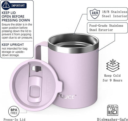 TILUCK 12 oz Insulated Coffee Mug - Image 2