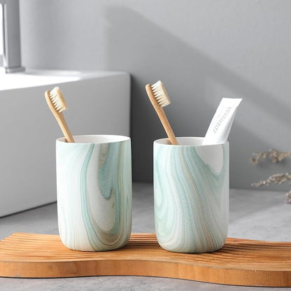 Green Marble Toothbrush Holders - Image 7