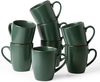 famiware Venus Coffee Mugs Set of 8, 13 oz Ceramic Stoneware Mug Cup Set | by Famiware