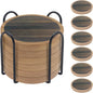 6 Pack Absorbent Coasters Set by Unknown