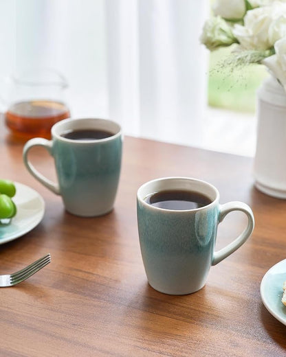 famiware Coffee Mugs Set, 13oz Mug Set of 6, Stoneware Cups - Image 6