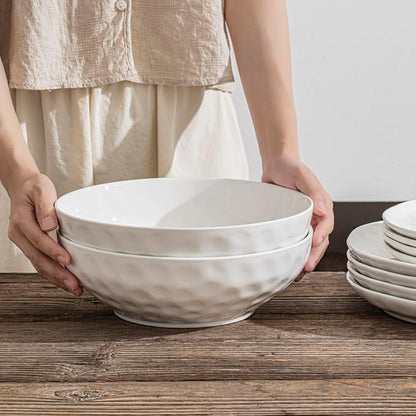 HOMBENE Large Pasta Bowls Set of 2, 10 Inch Pasta Serving Bowl Dinner Bowls - Image 5