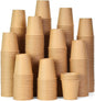 Vumdua 500 Pack 3 oz Kraft Paper Cups, Disposable Bathroom Cups, Leak-Free by Vumdua