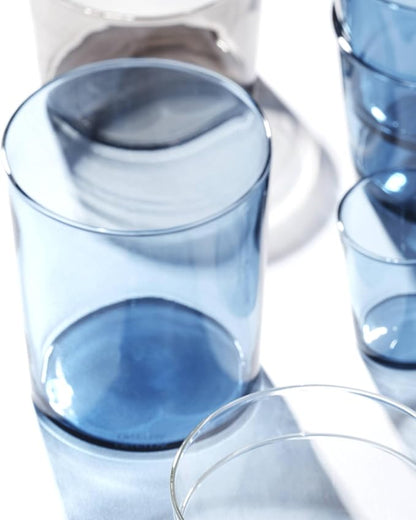 Oneida Drinkware, Stackables Tall Blue Drinkware, 14 Ounce Capacity, Glass - Image 4