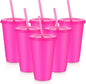 Uiifan 6 Pcs 16 oz Reusable Tumbler by Uiifan