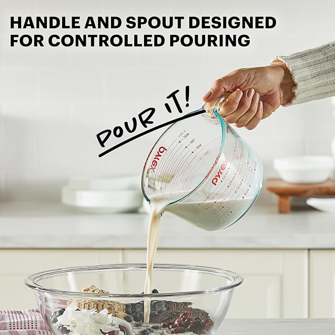 Pyrex Essentials Glass Measuring Cups Set - Image 5