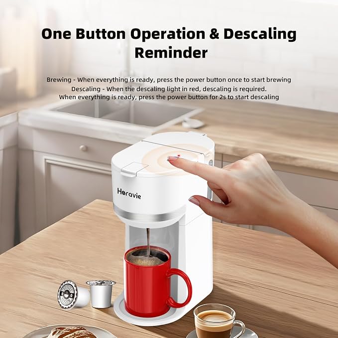 Horavie Mini Single Serve Coffee Maker - Image 5