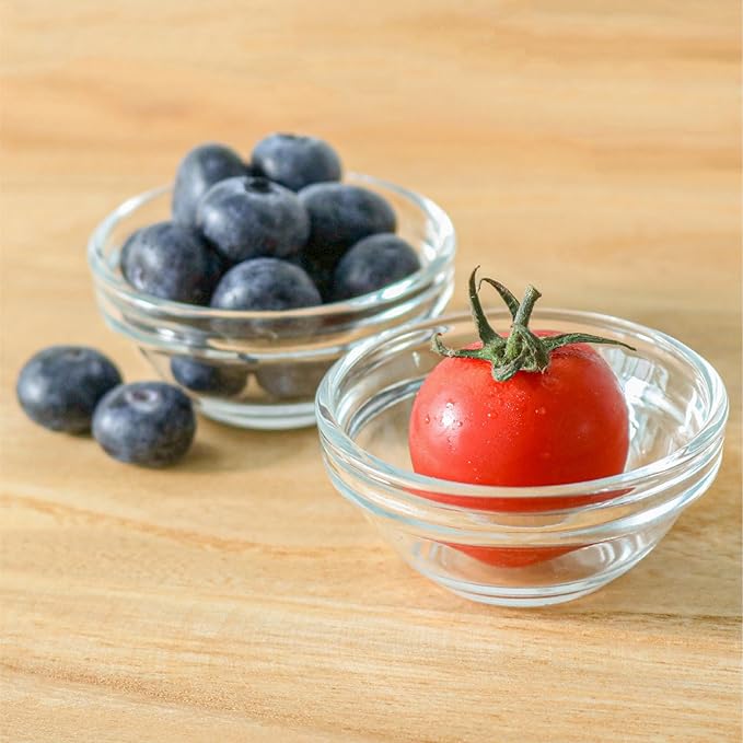 1.5 oz Clear Glass Bowl, Mini Prep Dish - Image 5