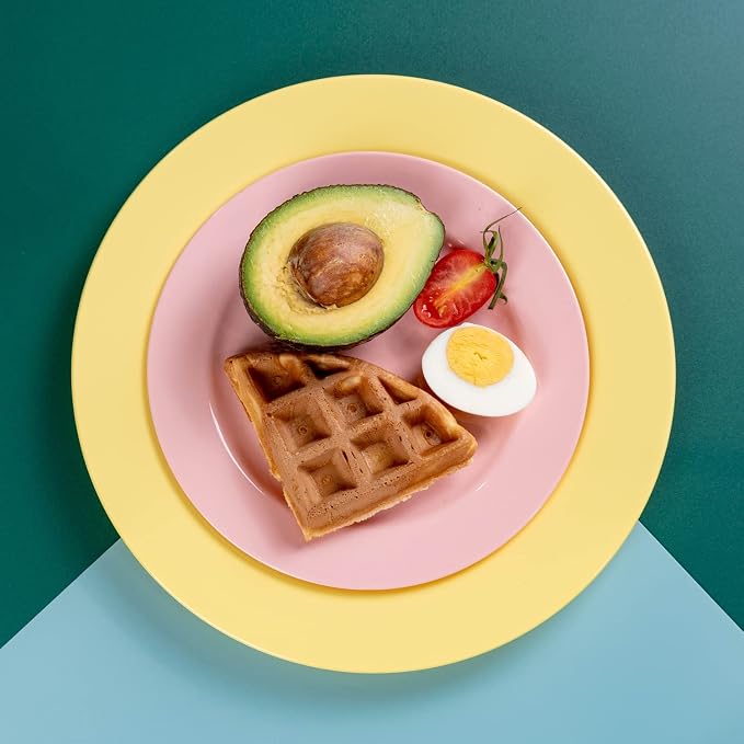 Plastic Plates Disposable 60 PCS, Heavy Duty 30 Dinner Plates 10.25" and 30 - Image 9
