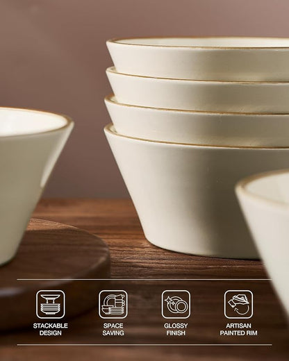 Famiware Saturn Dinnerware Sets, Ceramic Dishes - Image 5
