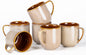 LERATIO Ceramic Coffee Mugs Set of 6, 12oz Handmade Coffee Mugs Set | Large by LeRatio