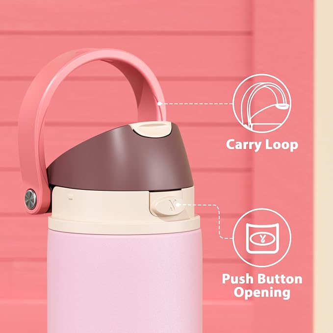 24 oz Insulated Water Bottle for Sports: Meoky Stainless Steel Water Bottle - Image 4