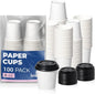 Fit Meal Prep 100 Pack 4 oz Disposable Coffee Cups by FMPBRANDS