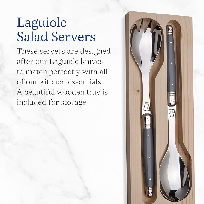 Jean Dubost Salad Servers - Image 2