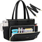 RAINSMORE Teacher Bag for Women, 15.6" Laptop Work Tote, 40oz Cup Holder | by RAINSMORE