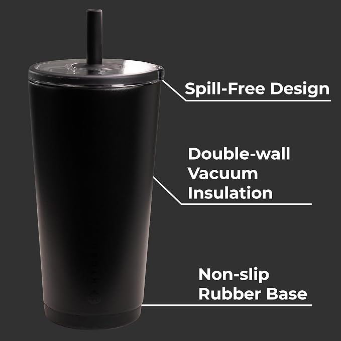 HydroJug Everyday Tumbler 20 oz, Ceramic-Lined Straw Cup - Image 3